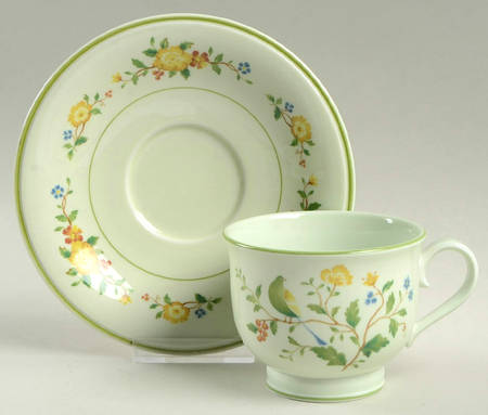 Lineage Footed Cup & Saucer Set