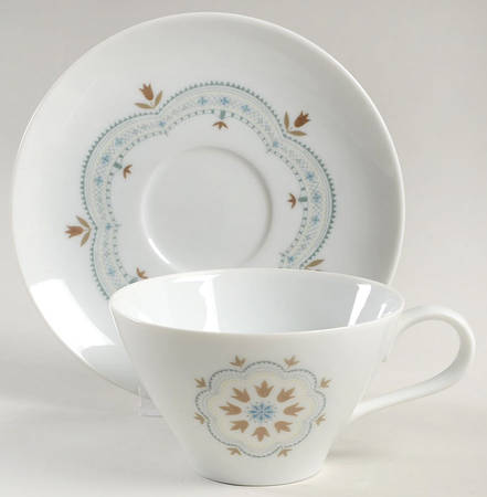 Linfield Flat Cup & Saucer Set