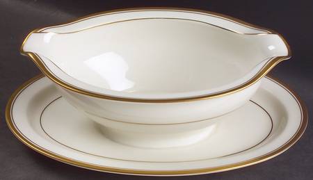 Linton Gravy Boat with Attached Underplate