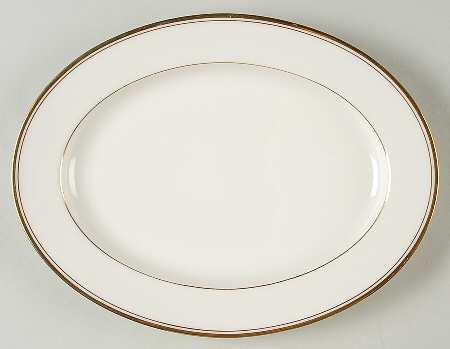 Linton 11" Oval Serving Platter