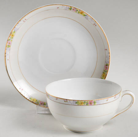 The Linwood Flat Cup & Saucer Set