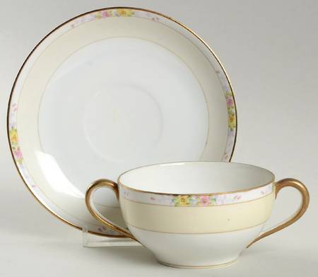 The Linwood Flat Bouillon Cup & Saucer