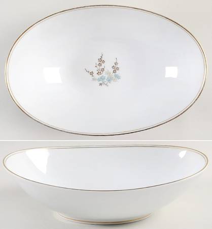 Lisette 10" Oval Vegetable Bowl