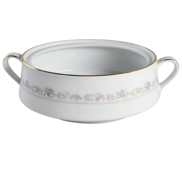 Lilac Time Round Vegetable No Lid