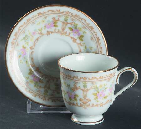 Long Ago Footed Demitasse Cup & Saucer Set