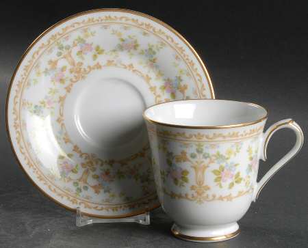 Long Ago Footed Cup & Saucer Set