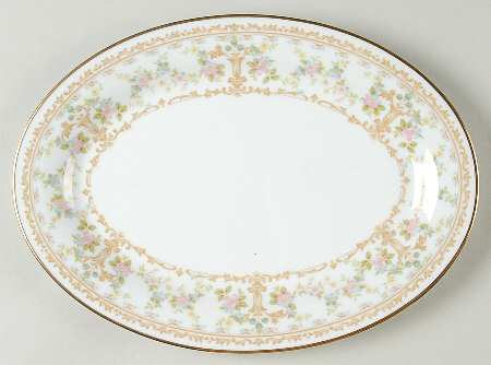 Long Ago 12" Oval Serving Platter