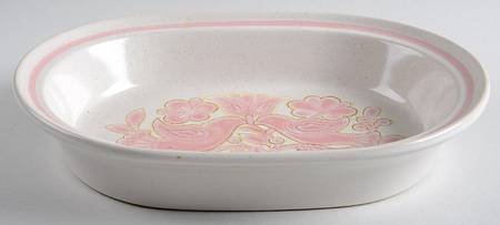 Love Bird 9" Oval Vegetable Bowl