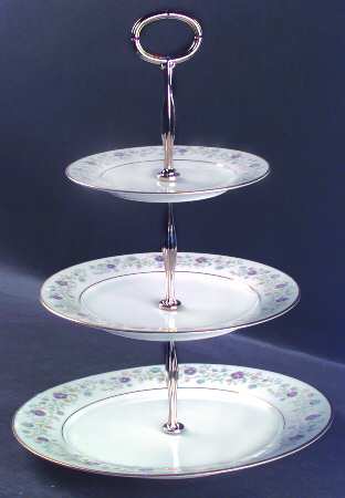 Longwood 13 7/8"-14 1/4" 3-Tiered Serving Tray(DP,SP,BB) HC