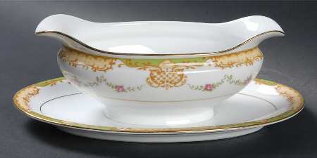Londres Gravy Boat with Attached Underplate