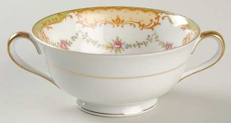 Londres Footed Cream Soup Bowl