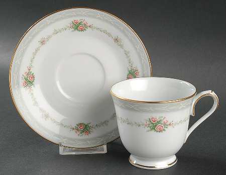 Love Poem Footed Cup & Saucer Set