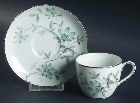 Lorene Flat Demitasse Cup & Saucer Set