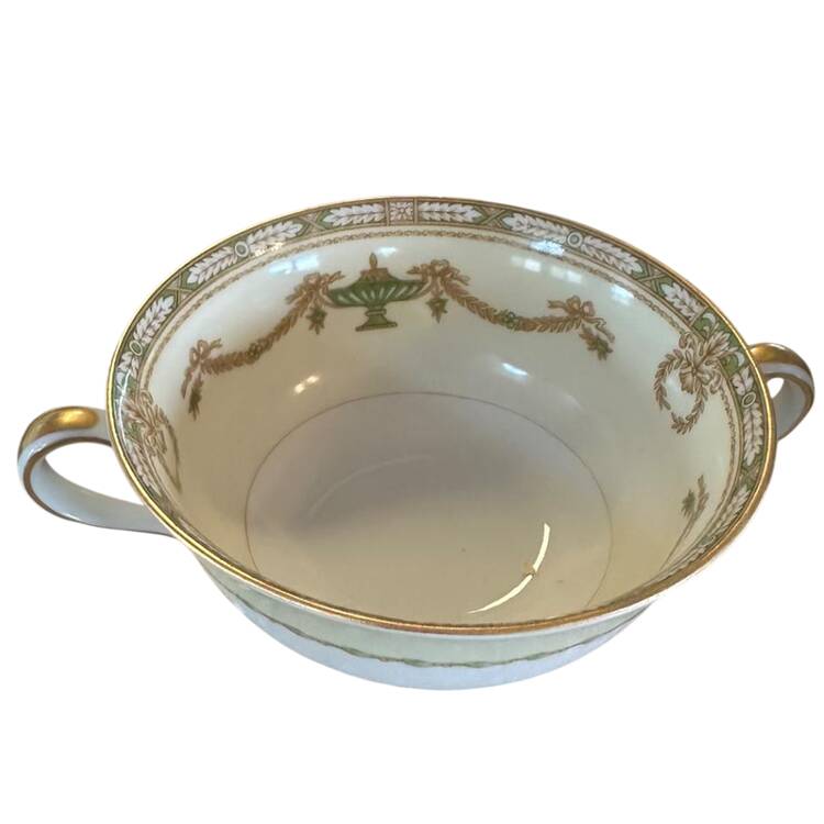 Lorento Footed Cream Soup Bowl