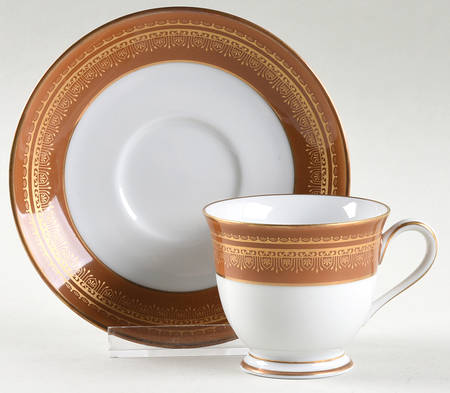 Lorraine Footed Demitasse Cup & Saucer Set