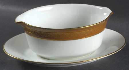 Lorraine Gravy Boat with Attached Underplate