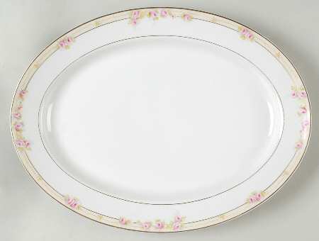 The Lorraine  13" Oval Serving Platter