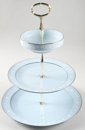 Love Song 11 1/4"  2 Tier Footed Serving Tray (DP,SP,FR) HC