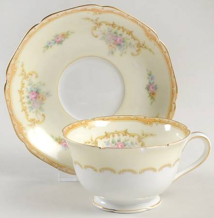 Lotus Footed Cup & Saucer Set