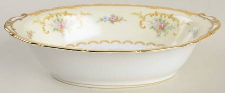 Lotus 9" Oval Vegetable Bowl