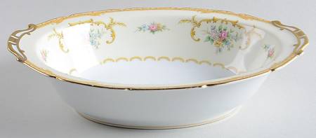 Lotus 10" Oval Vegetable Bowl