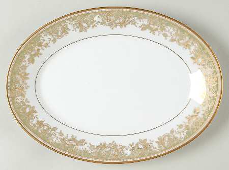 Lucerne 12" Oval Serving Platter