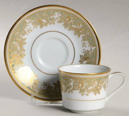 Lucerne Flat Demitasse Cup & Saucer Set