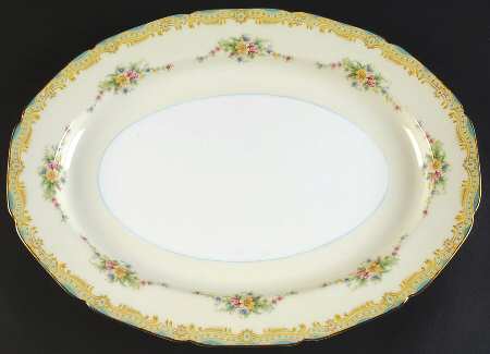 Lucine 15" Oval Serving Platter