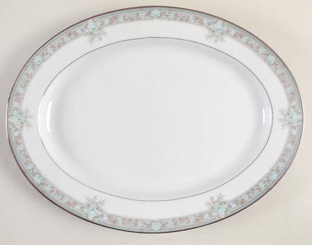 Lunceford 13" Oval Serving Platter by Noritake