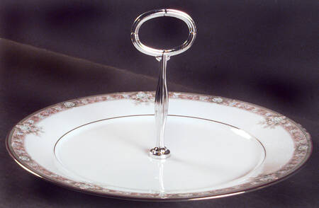 Lunceford Round Serving Plate with Handle (DP)