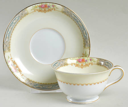Lurline Footed Cup & Saucer Set