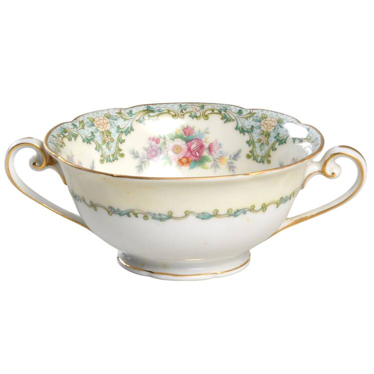 Luxoria Footed Cream Soup Bowl