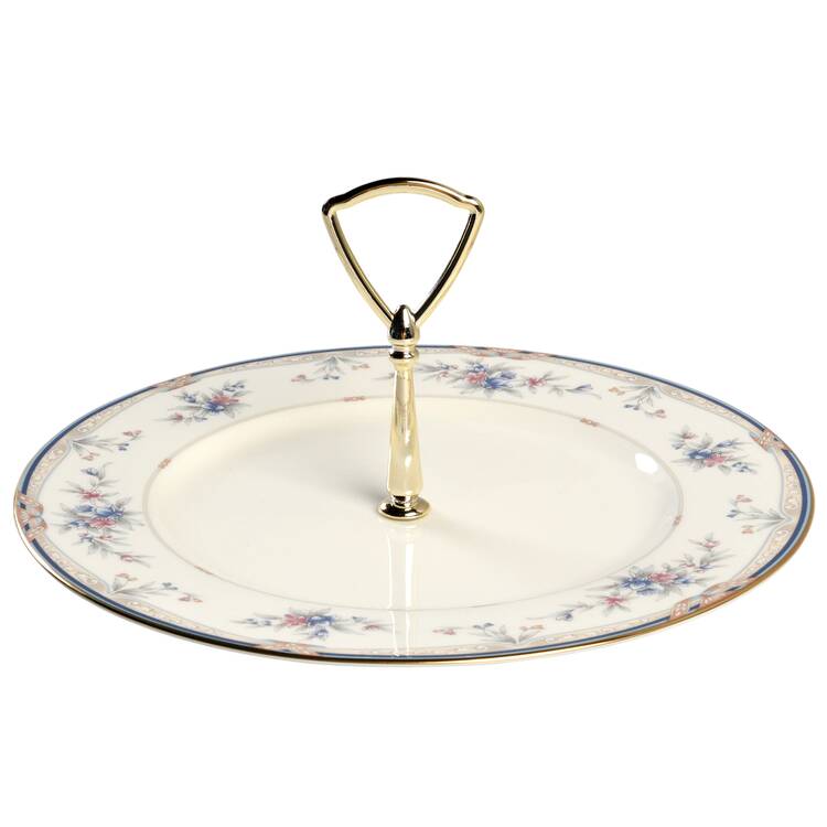 Lylewood Round Serving Plate with Handle (DP)