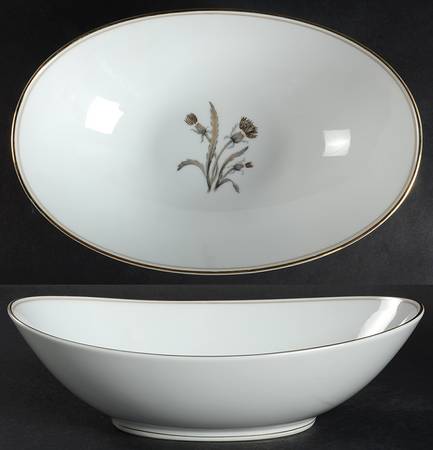 Lynne 9" Oval Vegetable Bowl