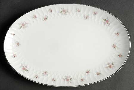 Mabel (Embossed) 12" Oval Serving Platter