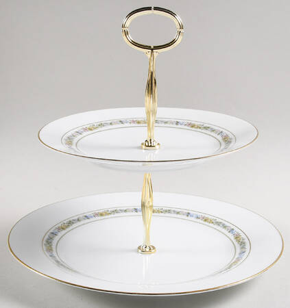 Macon 6 5/8"-10"  2 Tiered Serving Tray (Dp, Sp) HC