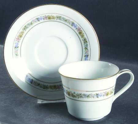 Macon Footed Cup & Saucer Set