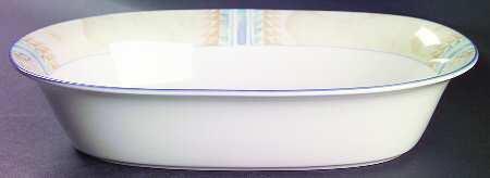Marble Canyon 10" Oval Vegetable Bowl