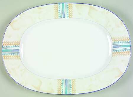 Marble Canyon 14" Oval Serving Platter