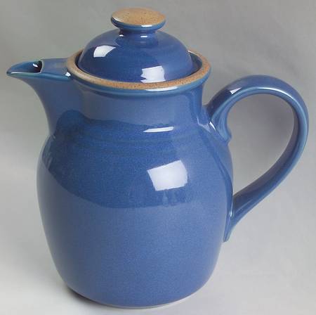 Madera Blue Tea/Coffee Pot & Lid