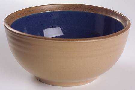 Madera Blue 7" Round Vegetable Bowl