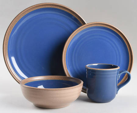 Madera Blue 4 Piece Place Setting by Noritake