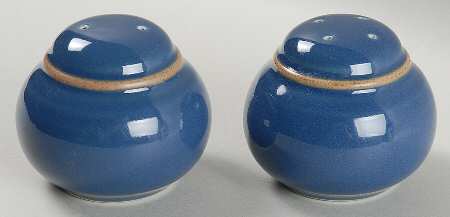 Madera Blue Salt & Pepper Set