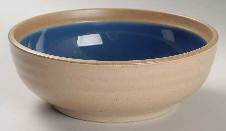 Madera Blue Coupe Cereal Bowl by Noritake
