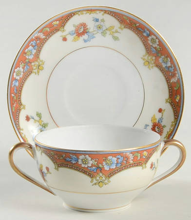 Madeira Flat Bouillon Cup & Saucer