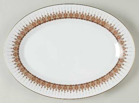 Madeleine 14" Oval Serving Platter