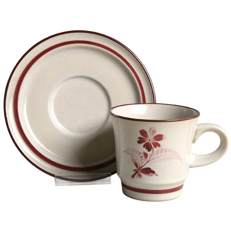 Madrigal Flat Cup & Saucer Set