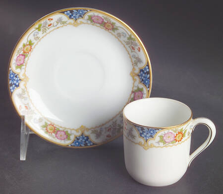 The Magenta Flat Demitasse Cup & Saucer Set