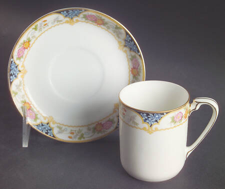 The Magenta Flat Demitasse Cup & Saucer Set