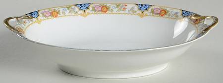 The Magenta 9" Oval Vegetable Bowl